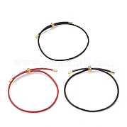 Регулируемые браслеты-слайдеры из искусственной кожи BJEW-F412-05G