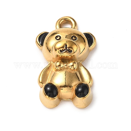 Подвески из нержавеющей стали 304 с эмалью STAS-P395-08C-G-1