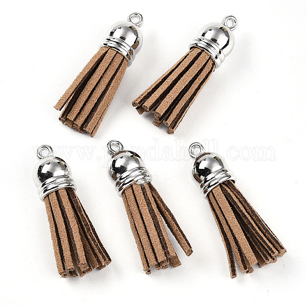Искусственные замши кисточкой подвесные украшения FIND-T002-A12-1