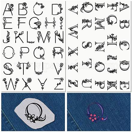 Эскиз водорастворимого средства для вышивания ПВА DIY-WH0514-005-1