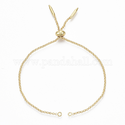 Изготовление регулируемых браслетов из латуни KK-T059-01G-NF-1