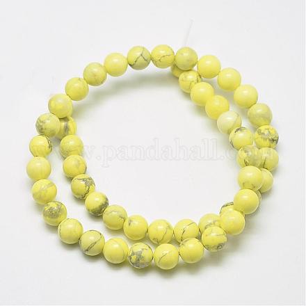 Бусины из природных Говлит G-G904-8mm-05-1