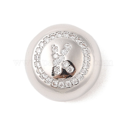 Подвески из латуни и кубического циркония KK-Z047-07P-K-RS-1