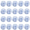 20Pcs Blue Cube Letter Silicone Beads 12x12x12mm Square Dice Alphabet Beads with 2mm Hole Spacer Loose Letter Beads for Bracelet Necklace Jewelry Making, Letter.D, 12mm, Hole: 2mm