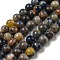 Natural Sodalite Beads Strands, Round, 4mm, Hole: 0.8mm, about 85~90pcs/strand, 14.96''(38cm)