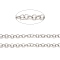 Tarnish Resistant 304 Stainless Steel Rolo Chains, Belcher Chains, Unwelded, with Spool, Stainless Steel Color, 6x1mm, about 32.8 Feet(10m)/roll