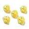 Handmade Lampwork Beads, Pig, Yellow, 14.5~15x15.5~16x18.5~20mm, Hole: 2.5mm