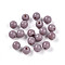 Opaque Solid Color Glass Beads, Round, Rosy Brown, 4.5mm, Hole: 0.9~1mm, about 9090pcs/1000g
