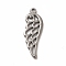 Non-Tarnish 304 Stainless Steel Pendants, Wing, Stainless Steel Color, 27x9.5x1.5mm, Hole: 1.4mm