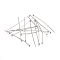 Tarnish Resistant 304 Stainless Steel Ball Head Pins, Stainless Steel Color, 46.5x0.6mm, 22 Gauge, Head: 1.8mm