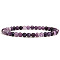 Natural stone bead bracelet men European and American retro simple versatile elastic rope.