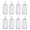 200ml Refillable PET Plastic Spray Bottles, Empty Pump Bottles for Liquid, Clear, 5.3x15.7cm, Capacity: 200ml(6.76 fl. oz)