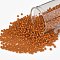 TOHO Round Seed Beads, Japanese Seed Beads, (30BF) Silver Lined Frost Hyacinth, 11/0, 2.2mm, Hole: 0.8mm, about 5555pcs/50g