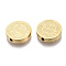 PVD Vacuum Plating 304 Stainless Steel Beads, Flat Round with Saint Benedict Medal, Golden, 14.5x3mm, Hole: 2mm
