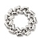 Non-Tarnish 304 Stainless Steel Linking Rings, Flat Round, Stainless Steel Color, 25x2mm, Inner Diameter: 11.5x12.5mm