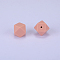 Hexagonal Silicone Focal Beads, Dark Salmon, 23x17.5x23mm, Hole: 2.5mm