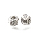 Brass Beads, Wired with Column, Lead Free & Cadmium Free, Rack Plating, Lasting Plated, Platinum, 5.5x4mm, Hole: 2.5mm