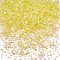 ABS Plastic Tube Beads, Yellow, 5.5x2.5x2.5mm