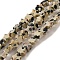 Natural Dalmatian Jasper Beads Strands, Star, 4x4.5x2mm, Hole: 0.8mm, about 102pcs/strand, 15.35 inch(39cm)