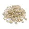 Transparent Acrylic Beads, Metal Enlaced, Mixed Shapes, Old Lace, 7.5~22.5x7.5~21x5.5~13mm, Hole: 1.2~5.5mm, about 485pcs/500g
