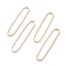 Brass Linking Rings, Long-Lasting Plated, Oval, Real 24K Gold Plated, 48x9.5x1mm, Inner Diameter: 45.5x7.5mm
