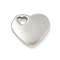 304 Stainless Steel Heart Pendants, Anti-Tarnish, Stainless Steel Color, 16x17x4mm, Hole: 4x3mm