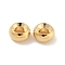 Brass Beads, Cadmium Free & Nickel Free & Lead Free, Rondelle, Real 18K Gold Plated, 4x2mm, Hole: 1.5mm