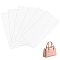 Translucent Plastic Bag Bottom Shaper, Rectangle, WhiteSmoke, 30x14x0.1cm