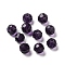 K9 Glass Imitation Austrian Crystal Beads, Faceted, Round, Indigo, 6mm, Hole: 1mm