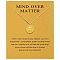 Friendship Brass Pendant Necklaces, Golden, Flat Round, 17.72 inch(45cm)