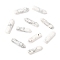 Natural Howlite Pointed Pendants, Faceted, Bullet, 30~33x8~9mm, Hole: 1.4~1.6mm