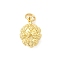 Brass Pendants, Long-Lasting Plated, Lead Free & Cadmium Free, Rack Plating, with Jump Ring, Fruit, 14.5x9.5mm, Hole: 3mm