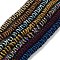 Electroplated Synthetic Non-magnetic Hematite Beads Strands, Wavy Disc, Matte Style, Mixed Color, 4x1.5mm, Hole: 1mm, about 306pcs/strand, 16.30''(41.4cm)