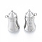 Non-Tarnish 304 Stainless Steel Pendants, Feeding Bottle, Stainless Steel Color, 30x18x16mm, Hole: 2.5mm
