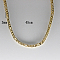 Gold-Plated Stainless Steel Curb Chain Necklaces for Women