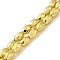 Electroplated Strong Magnetic Synthetic Hematite Beads Strands, Long-Lasting Plated, Faceted Oval, Golden Plated, 7~8x5~5.5mm, Hole: 1.4mm, about 50pcs/strand, 15.35''(39cm)