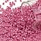 Cylinder Seed Beads, Opaque Colours Luster, Uniform Size, Pale Violet Red, 2x1.5mm, Hole: 0.8mm, about 888pcs/10g