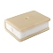 Book Food Grade Silicone Beads, DIY Necklaces Making, Beige, 27.1x9.2mm