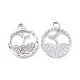 Подвески сплава Rhinestone ALRI-C008-01P-1