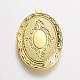 Подвески латуни медальон KK-N0116-054G-1