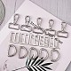 15 шт. 3 стильных железных кольца d FIND-SZ0002-18-3