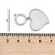 Застежки-тогл из латуни KK-K391-12P-4