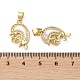Латунные микро проложить кубического циркония подвески KK-D057-18G-3
