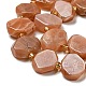 Натуральный Sunstone бисер пряди G-G072-A03-02-4