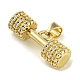 Подвески из кубического циркония с покрытием из латуни KK-U029-24G-2