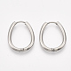 Серьги-кольца Huggie Hoop из нержавеющей стали 201 STAS-T045-47B-1
