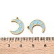 Подвески из нержавеющей стали 304 с эмалью STAS-M102-21G-01-3