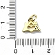 Подвески из латуни с микропаве на тему сердца и циркония KK-H475-56G-02-3