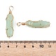 Подвески lampwork GLAA-T023-07G-4