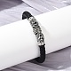 Плетеные браслеты из кожаного шнура из микрофибры BJEW-D304-10AS-4
